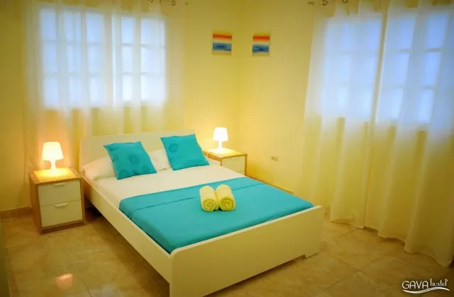 Gava Hostel Punta Cana chambre 1 grand lit